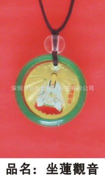 供应现货饰品椭圆形饰品铜制饰品铜镀金饰品厂家 - 3