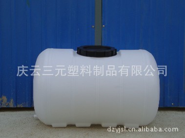 500L立式塑料桶500升卧式塑料桶500公斤耐酸碱腐蚀塑料桶带阀门 - 3
