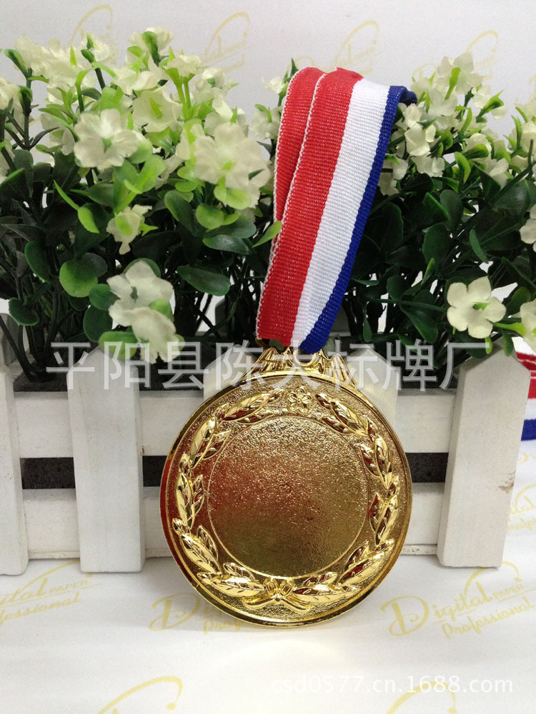通用空白奖牌 奖牌 镀金奖牌 空白奖章 - 2
