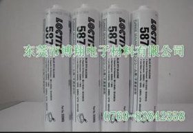 平面密封胶水，乐泰蓝色防油300ML硅橡胶密封胶汉高乐泰587