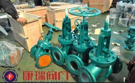 J42F46 衬四氟 化工 防腐蚀 衬氟直流截止阀 耐酸碱 衬里阀门