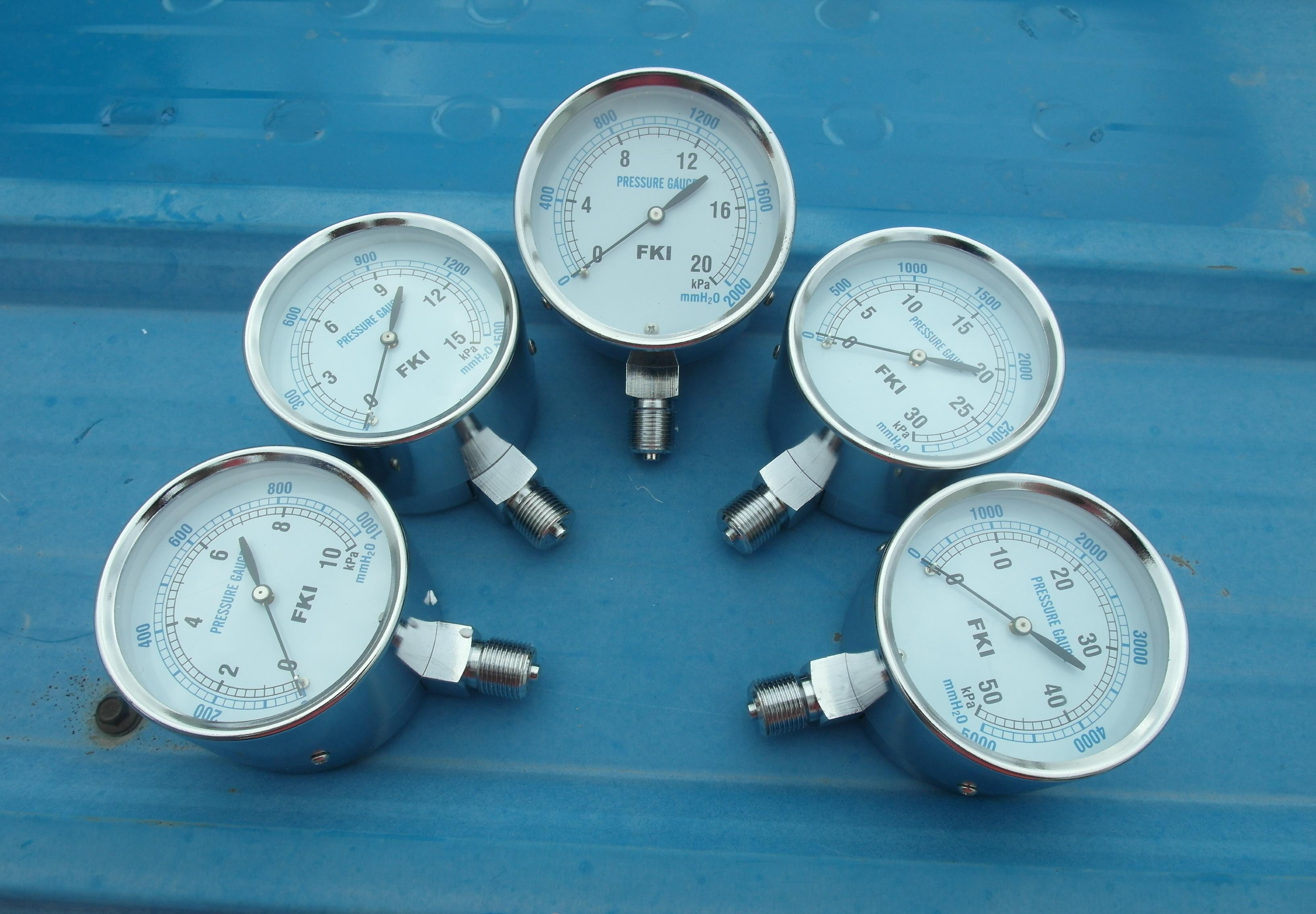 供应台湾FKI台湾FKI压力表,0-10kpa(0-1000mmH20) - 2