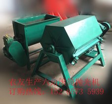 工艺品抛光打磨机 电镀金属件表面光饰机 PU胶六角滚筒抛光机