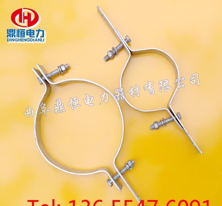 电力抱箍 铸铁热镀锌抱箍 各种规格型号紧固夹具定做 - 4