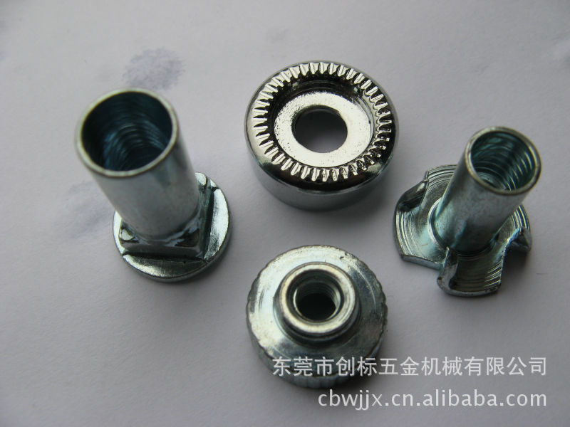 供应非标异型件，折弯螺母，套管，四爪钉，T帽等 - 3
