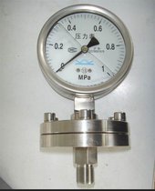 供应北京布莱迪YTNP-100HF螺纹式耐震隔膜压力表