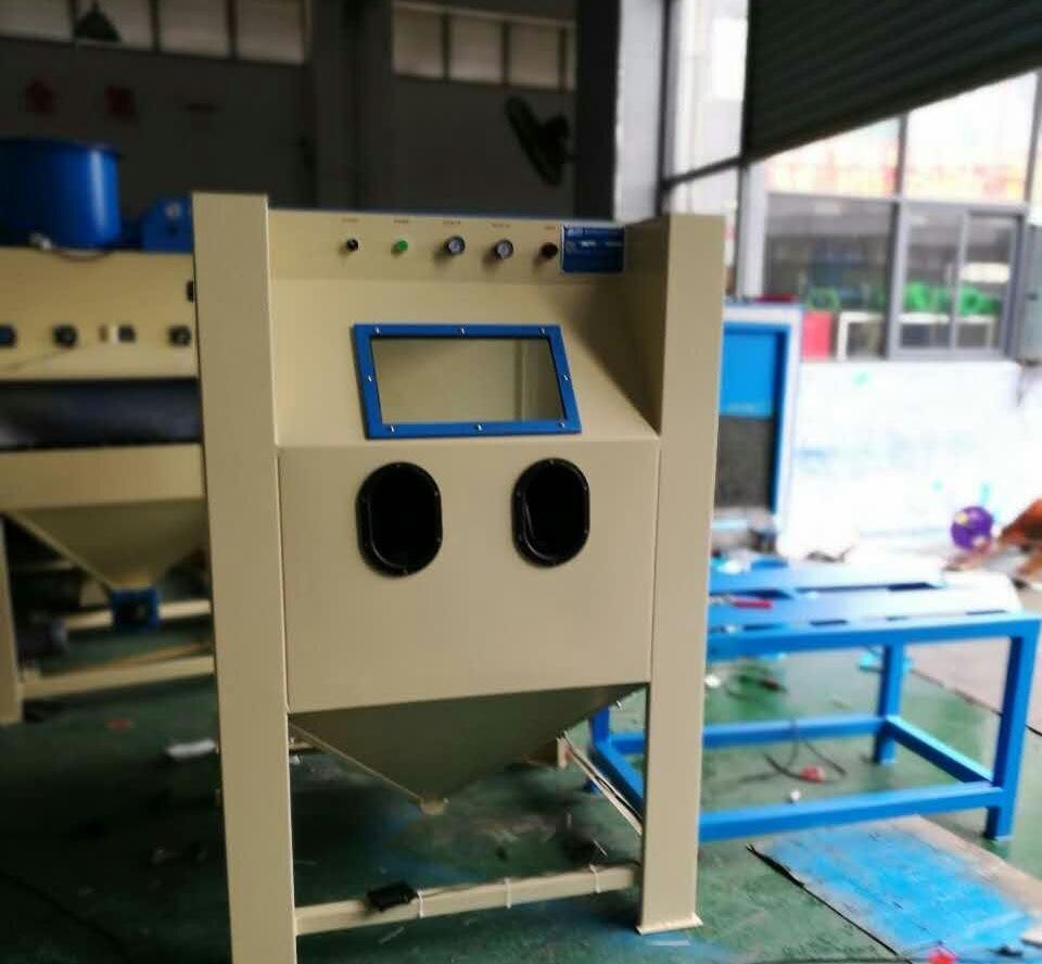 1010手动喷砂机 铸造件五金件翻新打砂机 酒瓶喷画除锈喷砂机 - 2