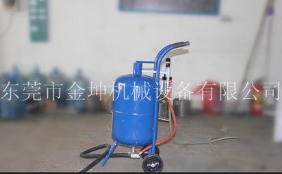 供应金坤开放式手动机喷砂机 微型小型喷砂机