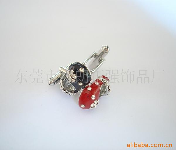 供应专业生产加工球形时尚男式高级铜袖扣 - 2
