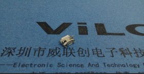 MICRO USB 5P B型 牛角型 前DIP7.2 后5.85 电镀镍亮锡
