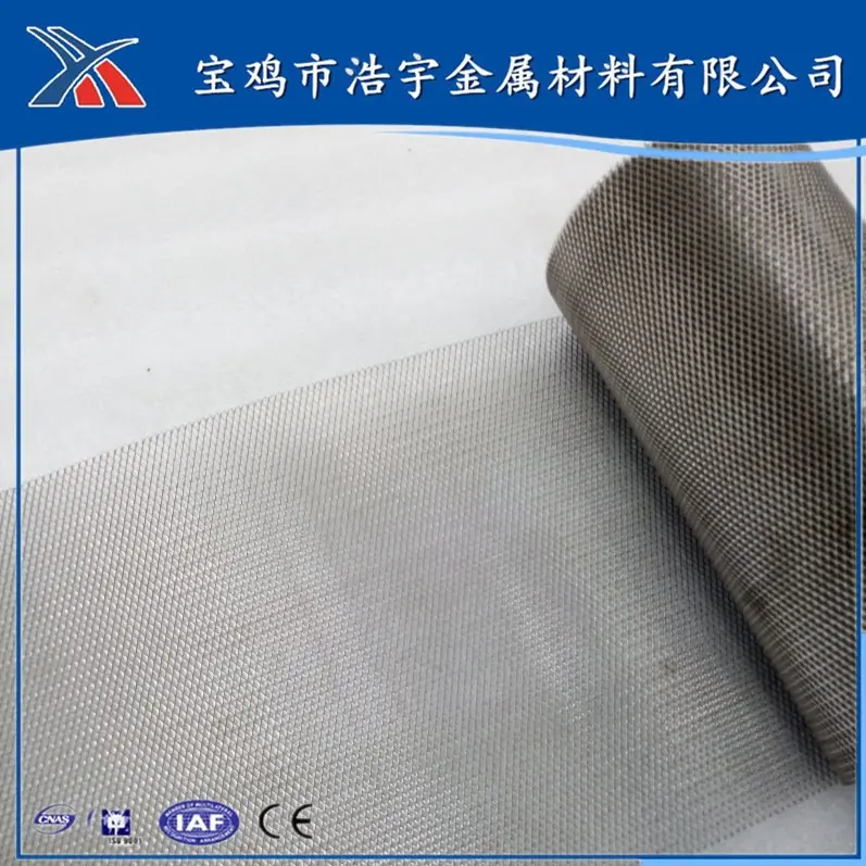 A2 钛网 钛菱形网 编织钛丝网