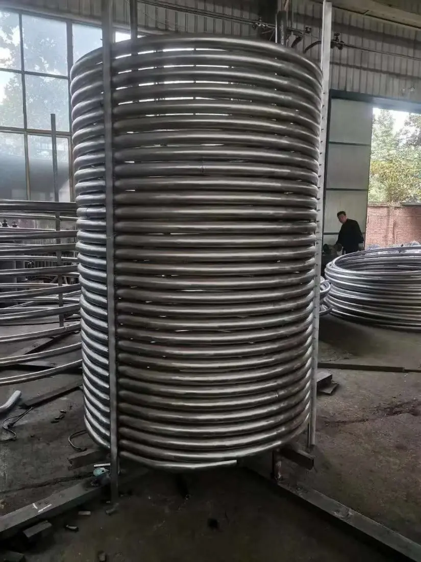 钛金蒸发器 宝鸡钛冷却管 优质钛加热管 u型管TA2多单层钛盘管 钛方形管