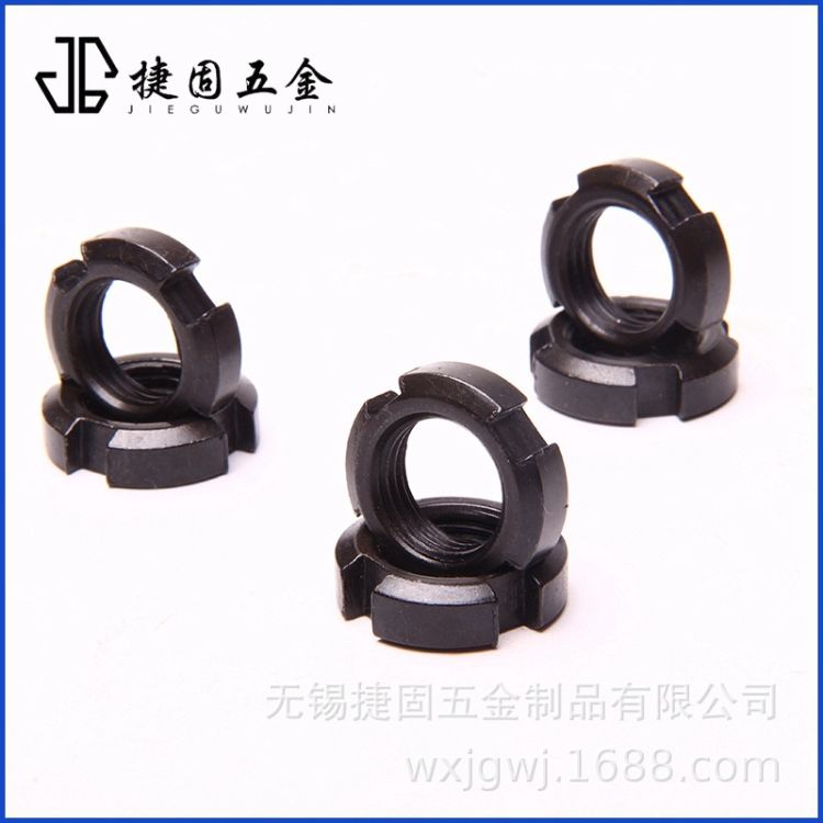 厂家直销国标圆螺母812圆形开槽止退螺母M12M14M16M18M27M30-200 - 4