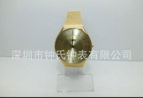 超薄女士表 进口超薄两针机芯 IPG真空电镀手表