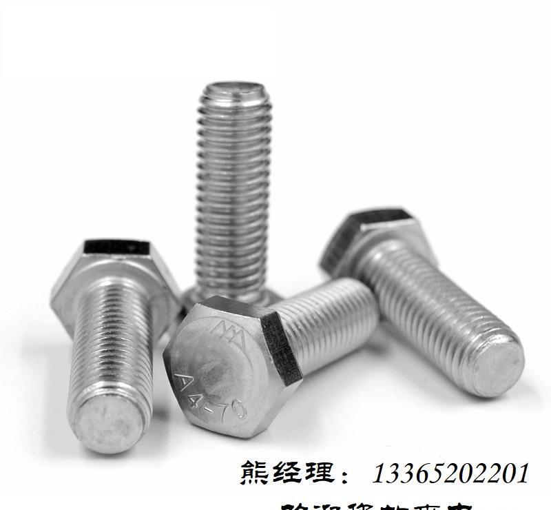 316L外六角螺钉 不锈钢六角螺栓 304六角头螺栓 - 4