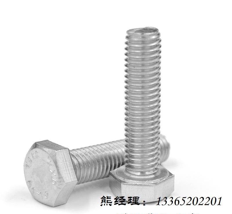 316L外六角螺钉 不锈钢六角螺栓 304六角头螺栓 - 2