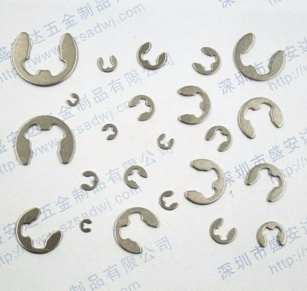 供应304不锈钢E形介子 E形挡圈