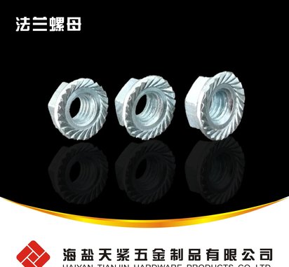 DIN6923法兰螺母 带齿法兰