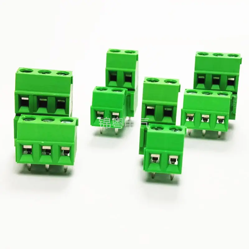 螺钉式PCB接线端子KF128HL-3.81mm高低位可拼接双层124接线柱2P3P