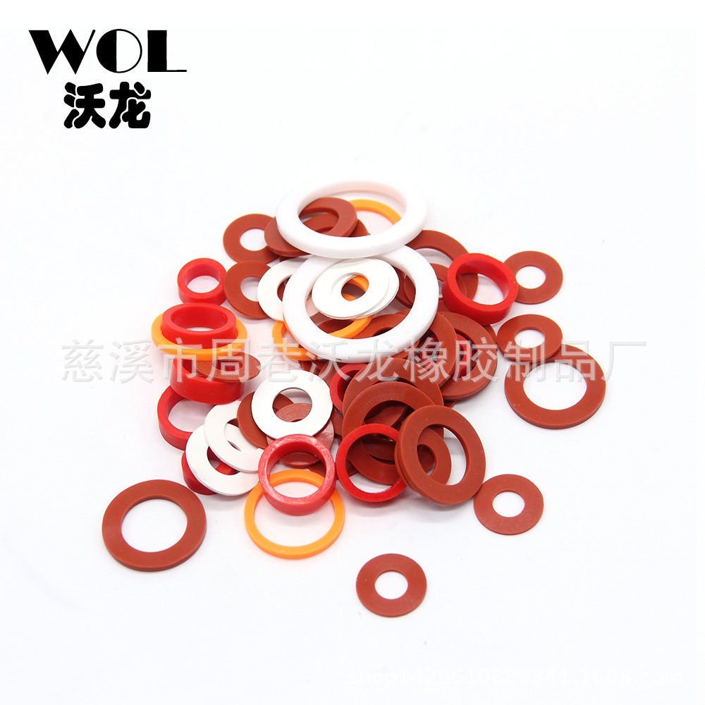 OEM 黑色氟胶垫片 硅胶平垫 橡胶密封垫圈 可非标定制 宁波厂家直销 - 3