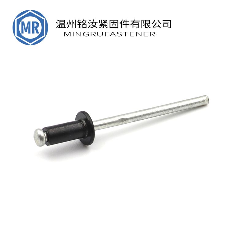 黑色铝制抽芯铆钉拉铆钉装潢 开口型铝拉钉M2.4M3.2M4M5规格齐全 - 4
