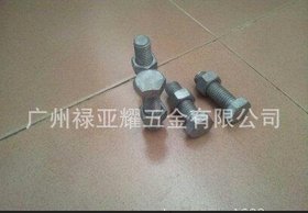 广东热镀锌螺栓,8.8级高强度螺栓,热镀锌螺栓,外六角螺栓