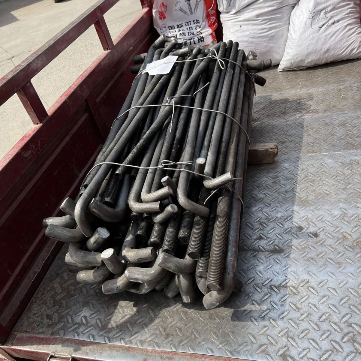 L型9字型地脚螺栓现货建筑预埋锚固配件加工供应重庆实力商家