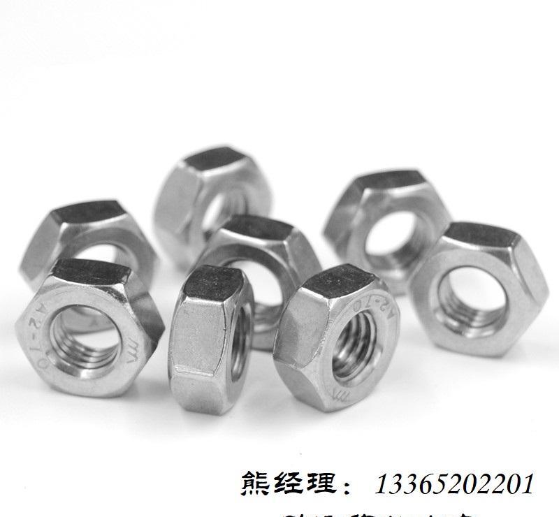 304不锈钢六角螺母 不锈钢螺母 - 2