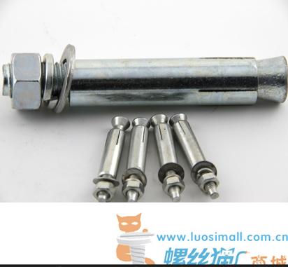 现货供应膨胀螺栓 304和碳钢蓝白锌 M5*50 M20*150 苏州螺栓