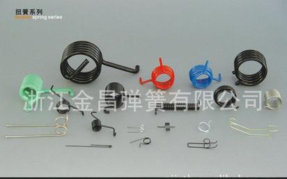 厂家批发 锁具强力扭簧 带钩扭转弹簧 优质左右双扭簧