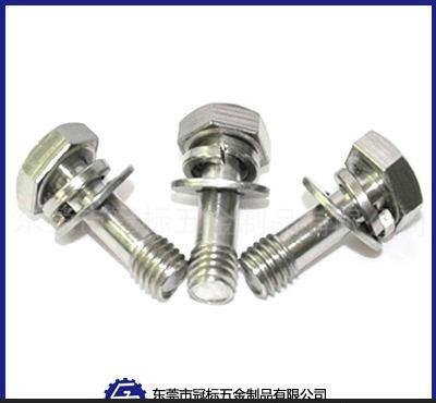 松不脱 圆头十字组合螺钉