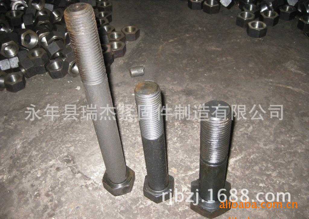 供应45#螺母 M100六角螺母 8.8级高强度螺母 定做特大六角螺母 - 4