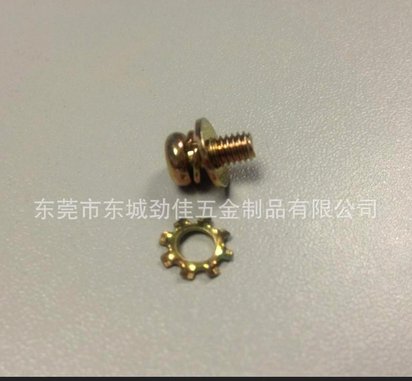 厂家供应 组合螺丝，平弹垫组合螺钉，304、316不锈钢环保螺丝