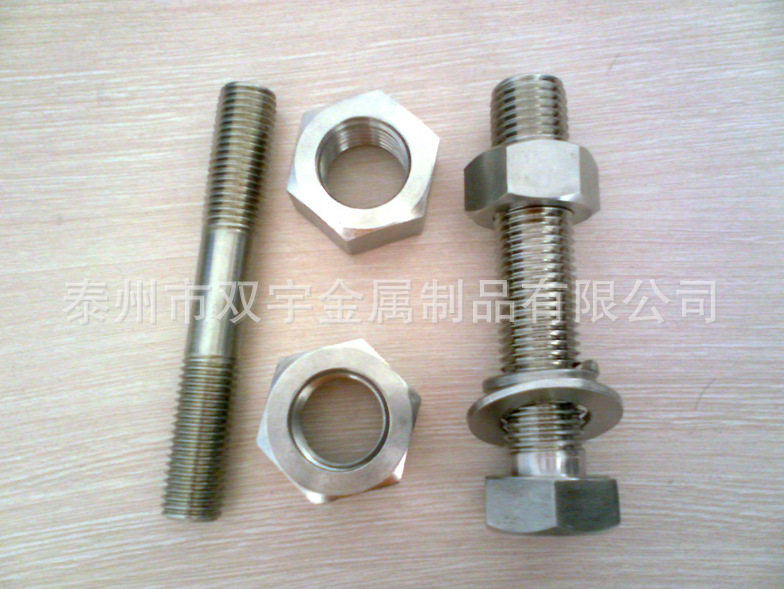 蒙乃尔合金400/UNS N04400六角螺栓，螺母 - 2