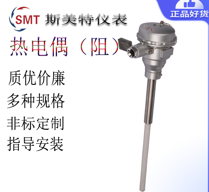 斯美特WRNT-02镍铬-铜镍热电偶 0-400℃ E型 不锈钢 - 2