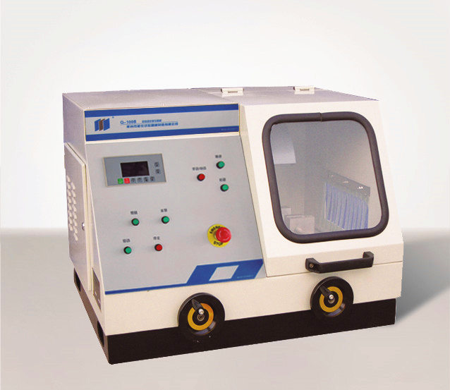 莱州蔚仪大型立式手动金相切割机LDQ-350 - 2