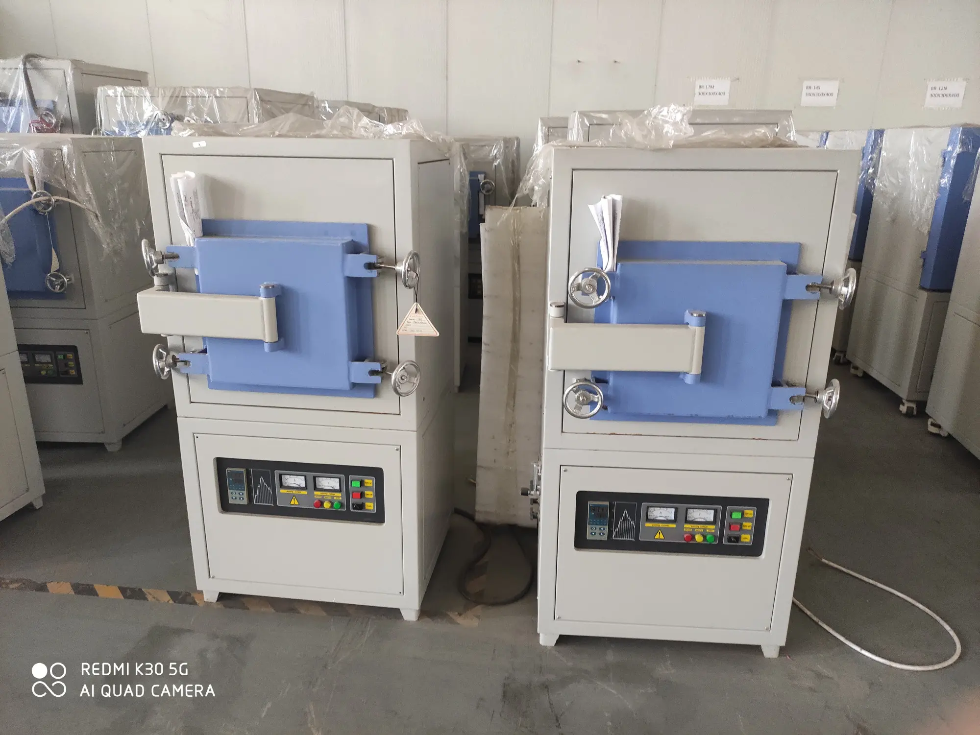 惠州氧化铝陶瓷纤维炉膛水冷炉门1700度箱式抽真空气氛炉 - 3