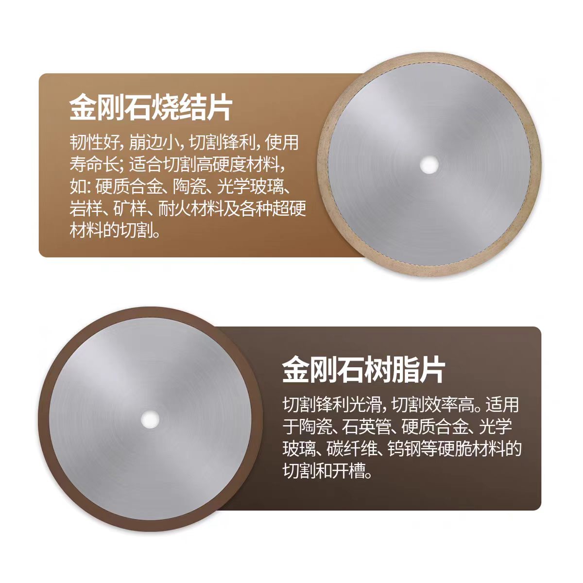 金刚石树脂烧结切割刀片