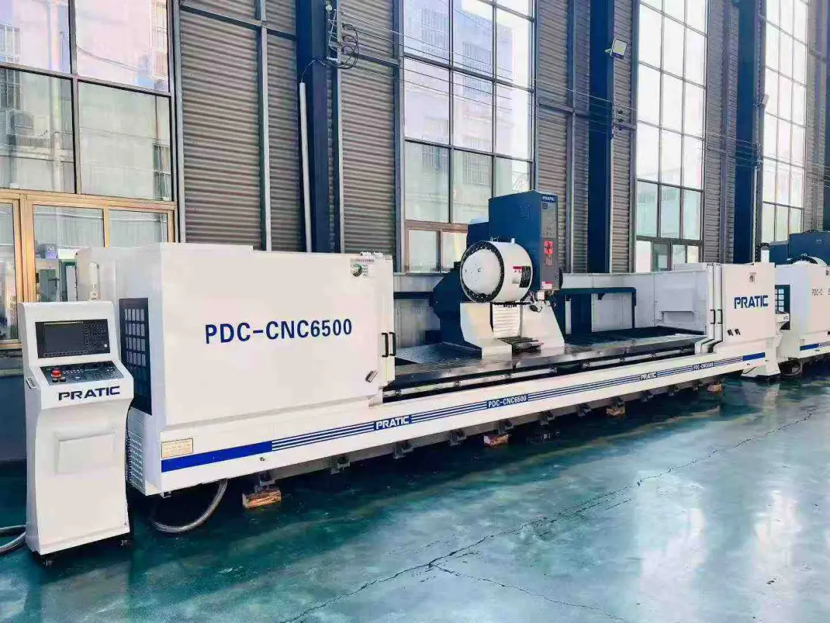 在位出售普拉迪PDC4500型材加工中心,全铸件床身