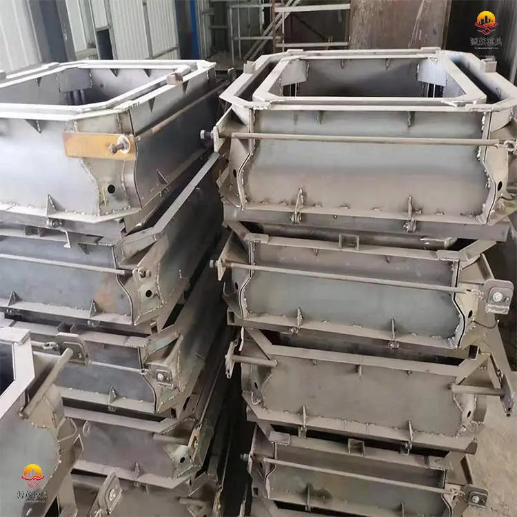 平铺式格式砌块模具加工 源茂 河道生态框格式植草护坡砖模具定制
