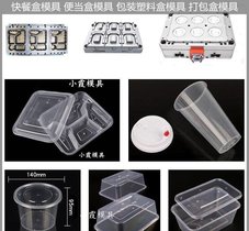 薄壁快餐盒模具/精密注塑模具定制