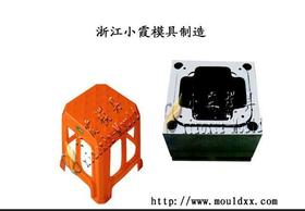 藤面小方凳模具,塑料凳注塑模具