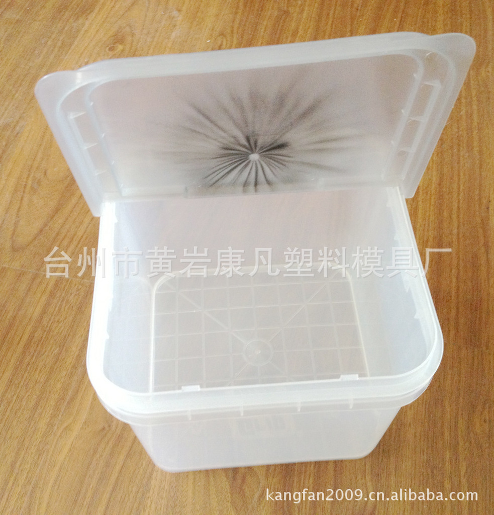 供应注塑模具10公斤方形塑料桶具 - 2