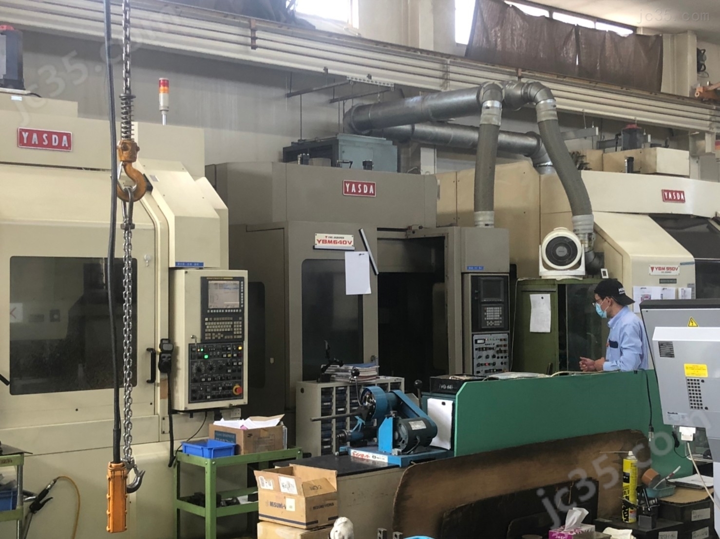YBM-640V 二手安田立式加工中心