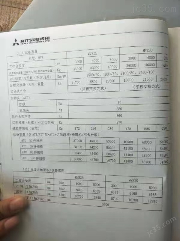 MVR25 二手日本三菱龙门五面体加工中心
