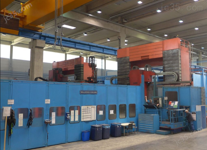 POWERTEC 4000 AP 二手德国瓦德里西科堡5米*14米大型龙门加工中心