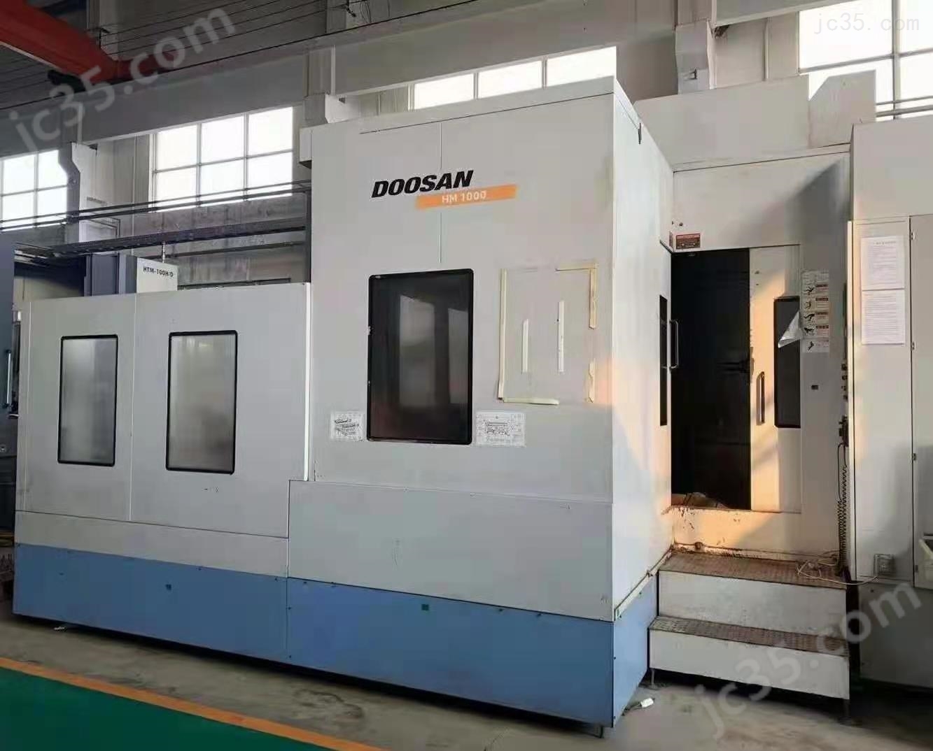 HM100 二手韩国原装1米双工位卧式加工中心