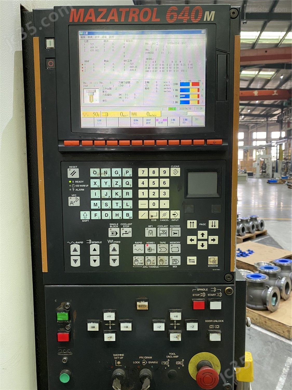 FH-6800 二手马扎克双工位卧式加工中心