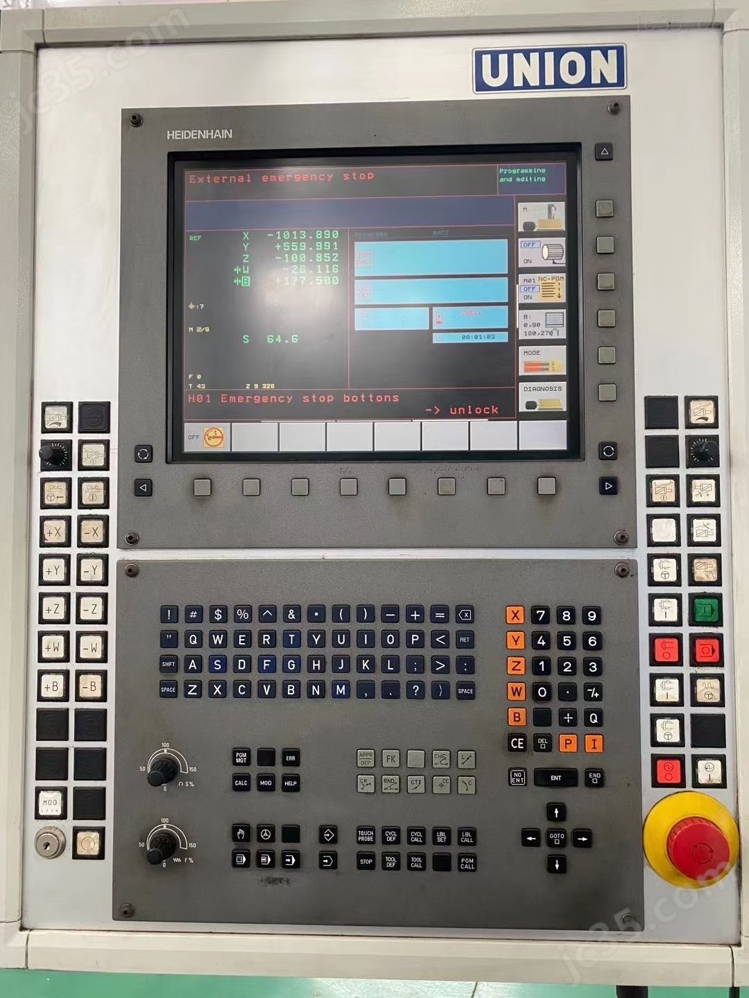 Model KC150/2 二手德国 尤尼Union 卧式镗铣加工中心