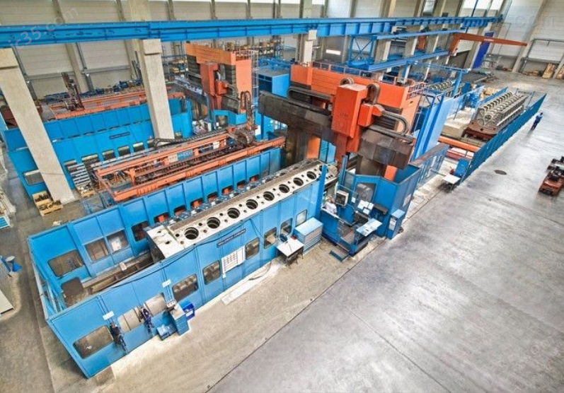 POWERTEC 4000 AP 二手德国瓦德里西科堡5米*14米大型龙门加工中心